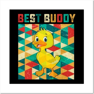 Best Buddy Duck Posters and Art